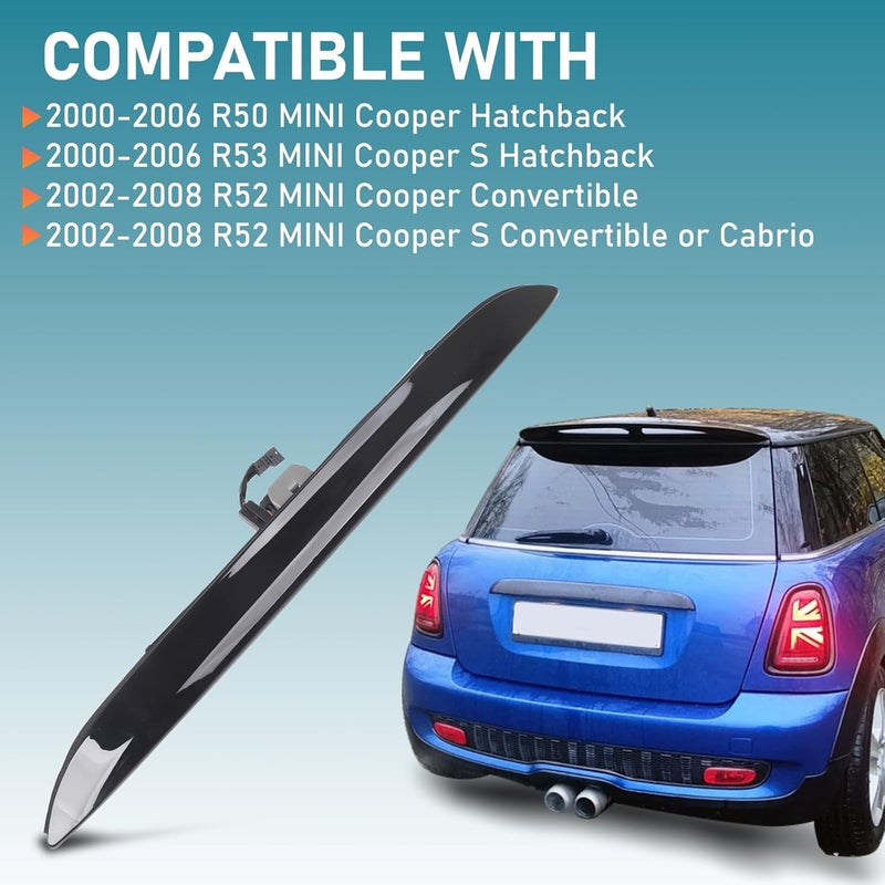 ANDO RACING Car Rear Trunk Lid Release Tailgate Opening Switch Compatible with 2002-2008 BMW Mini Cooper 1.6L R50 R53 R52, Trunk Handle Replacement 51137167530 - Image 2